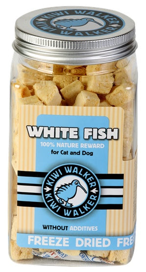 Kiwi Walker przysmaki liofilizowane 100% biała ryba 60 g - czysty skład do treningu - Image 1