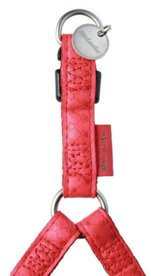 Zolux Szelki regulowane Mac Leather 25mm Czerwone [522065RO] - Image 3