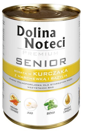 Dolina Noteci Premium Pies Senior Kurczak puszka 400g - Image 2