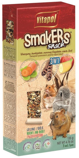 Vitapol Smakers dla gryzoni - mix1 3szt [1112] - Image 1