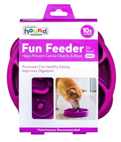 Outward Hound Fun Feeder Mini Miska spowalniająca fioletowa [51005] - Image 2