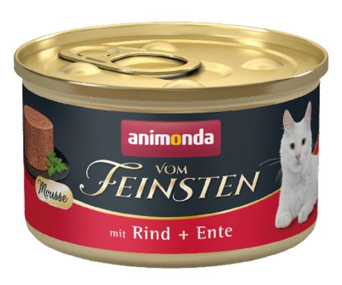 Animonda vom Feinsten Cat Adult mus wołowina i kaczka – aksamitna konsystencja