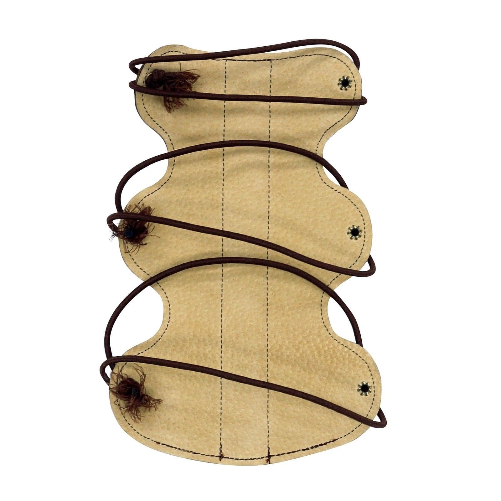 Serious Archery Vintage Stiff Back Armguard Brown Leather - Image 2