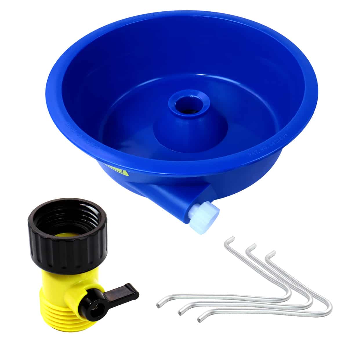 Blue Bowl Concentrator Gold Kit w/ Pump, Leg Levelers, Sniffer Bottle & Glass Vial - Image 2