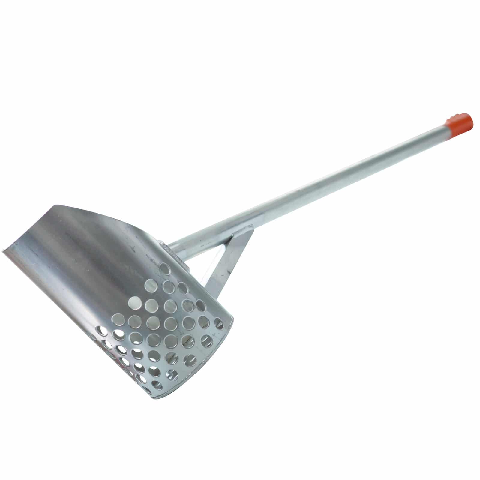RTG Pro Aluminum 6" x 11" Water Scoop with 5/8" Holes - Image 1