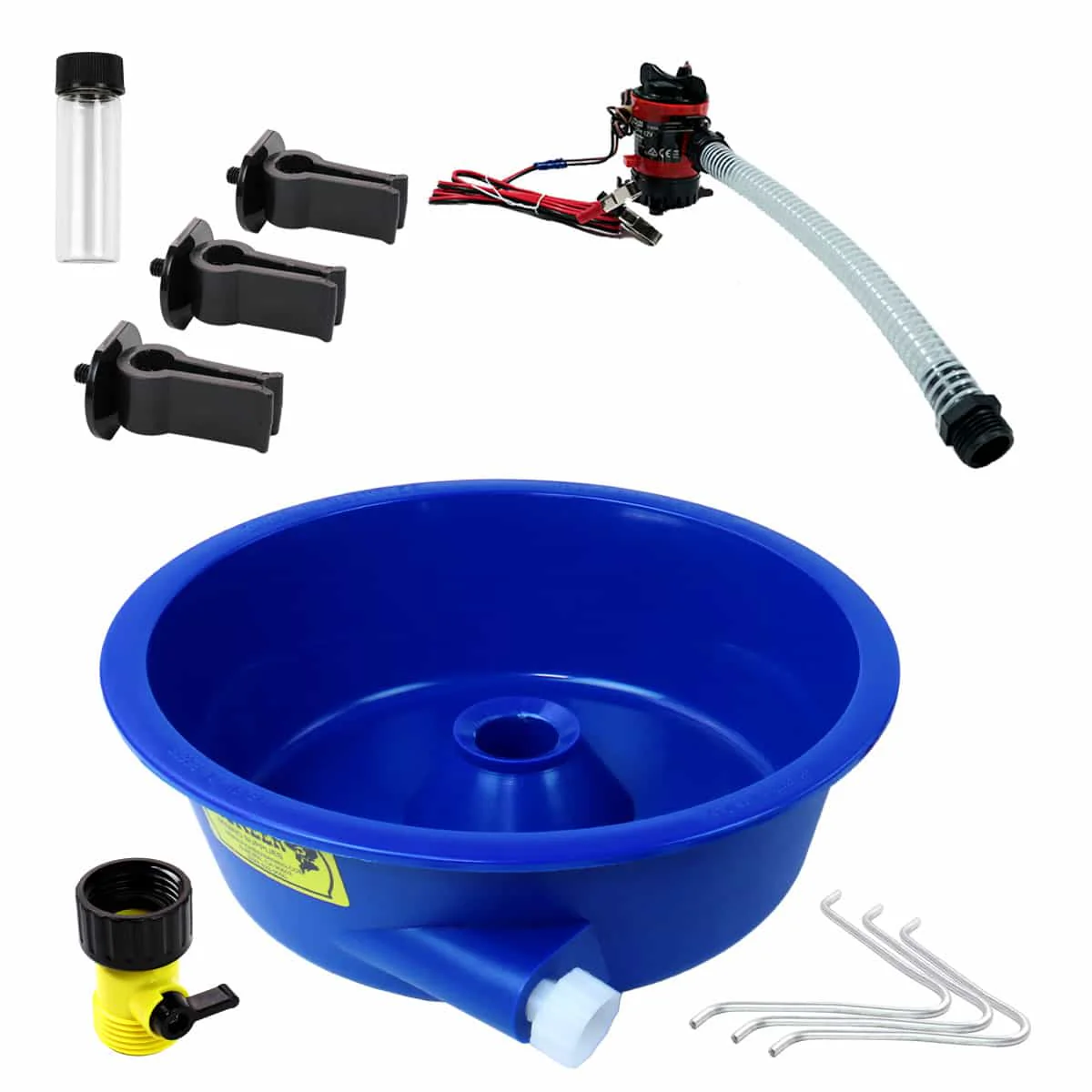 Blue Bowl Concentrator Kit - Complete Gold Prospecting Setup - Image 1