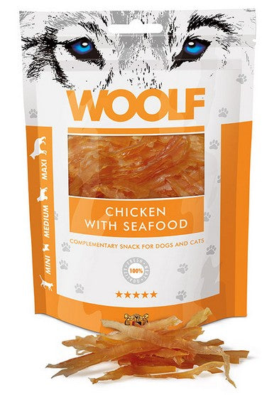 Woolf Chicken With Seafood 100g - Image 1