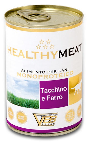 Healthy Meat Pies Mono indyk i orkisz – monobiałkowa mokra karma 400 g