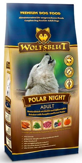 Wolfsblut Dog Polar Night - renifer i bataty 12,5kg - Image 1