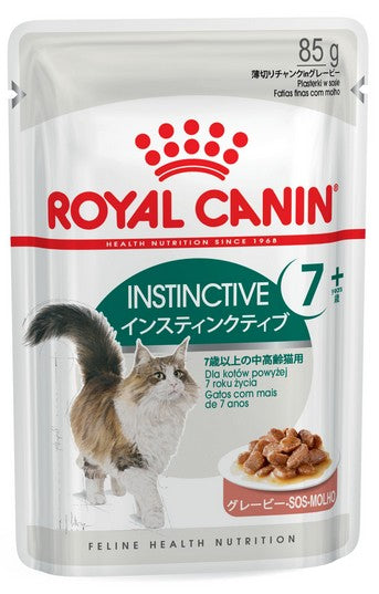 Royal Canin Instinctive +7 w sosie karma mokra dla kotów starszych, wybrednych saszetka 85g - Image 2