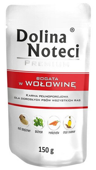 Dolina Noteci Premium Pies Wołowina saszetka 150g - Image 1