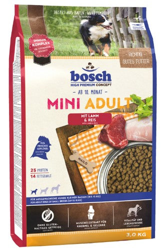 Bosch Mini Adult Lamm & Reis - Jagnięcina i ryż 3kg - Image 1