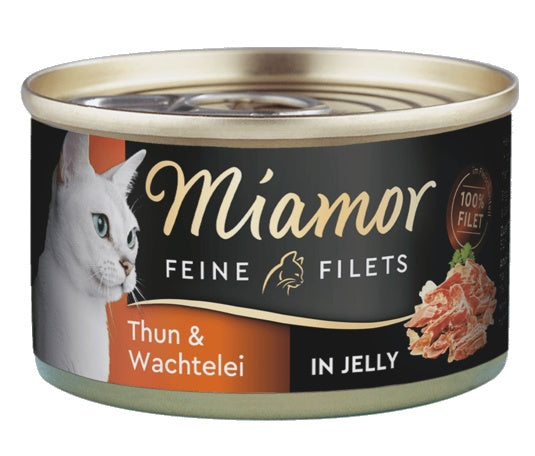 Miamor Feine Filets Dose Thunfisch & Wachtelei - tuńczyk i przepiórka 100g - Image 1