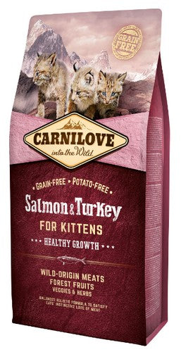 Carnilove Cat Salmon & Turkey for Kittens – łosoś i indyk 6kg