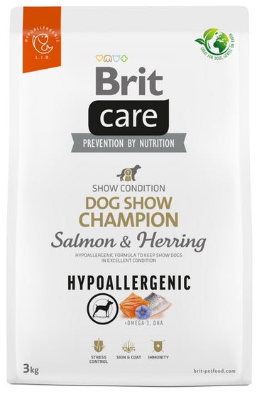 Brit Care Hypoallergenic Dog Show Champion Salmon & Herring 3kg - Image 2