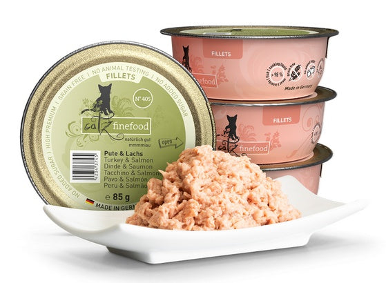 Catz Finefood Filety N.405 Indyk/Łosoś tacka 85g - Image 2