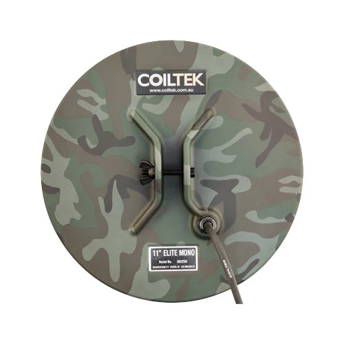 Coiltek 11″ Mono Elite Camo Search Coil for Minelab SD, GP and GPX