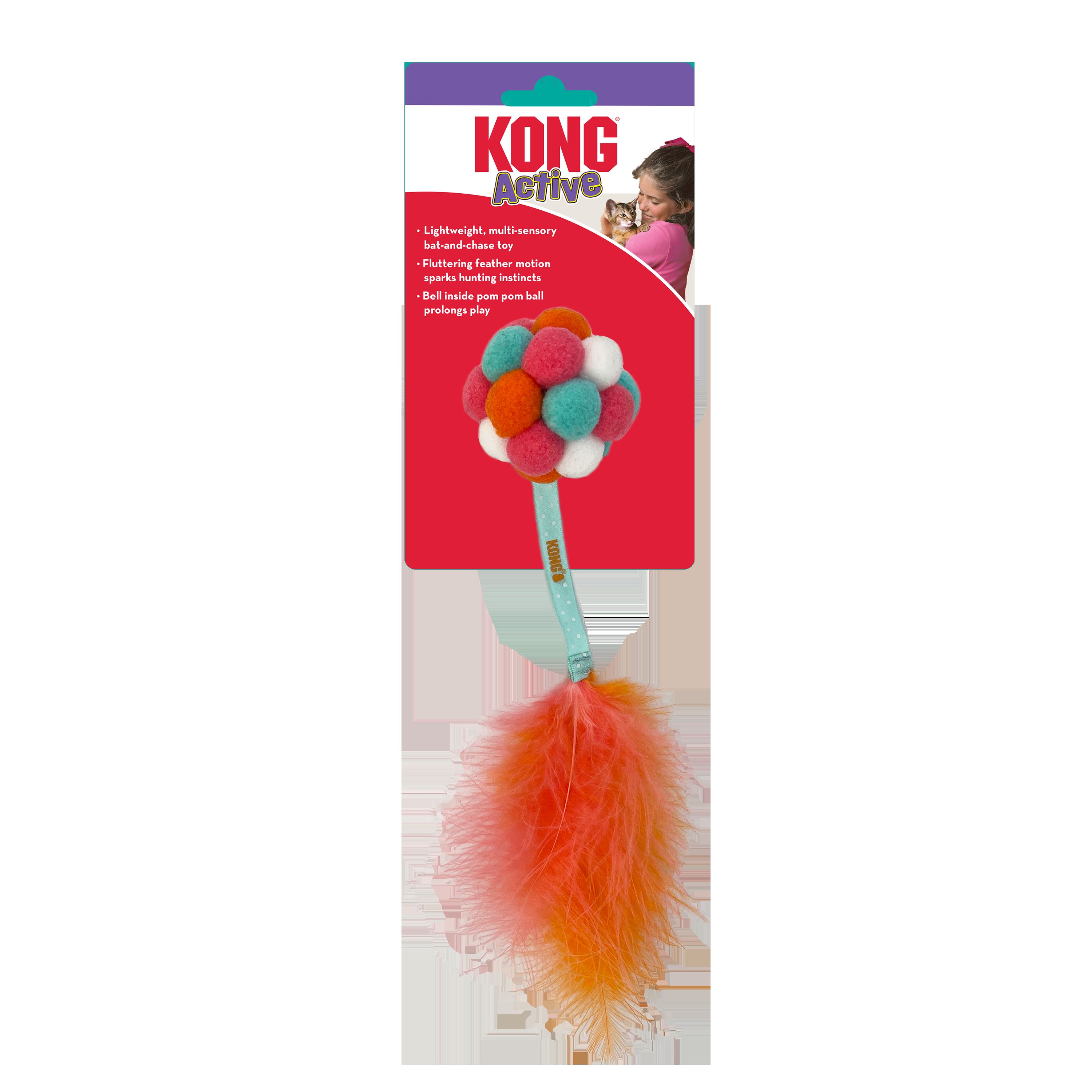 KONG Cat Active Bubble Ball Assorted Jan - Image 2