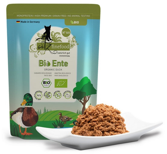 Catz Finefood Bio N.505 Kaczka saszetka 85g - Image 3