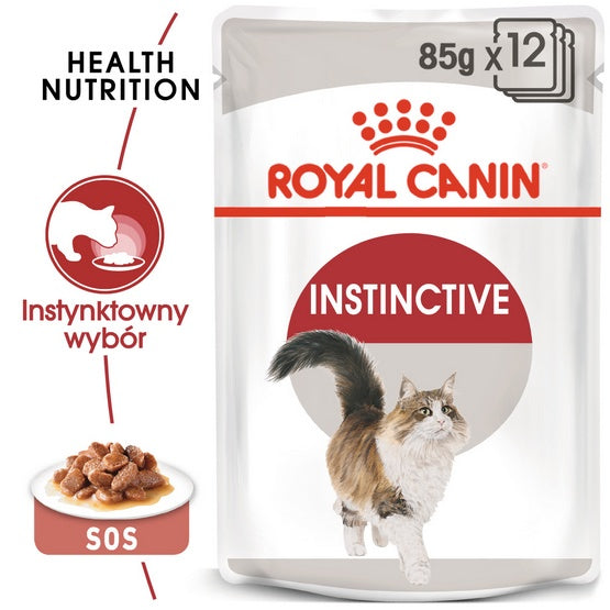 Royal Canin Instinctive w sosie karma mokra dla kotów dorosłych, wybrednych saszetka 85g - Image 1