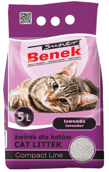 Super Benek Compact Zapachowy Lawenda (ciemny fiolet) 5L - Image 1