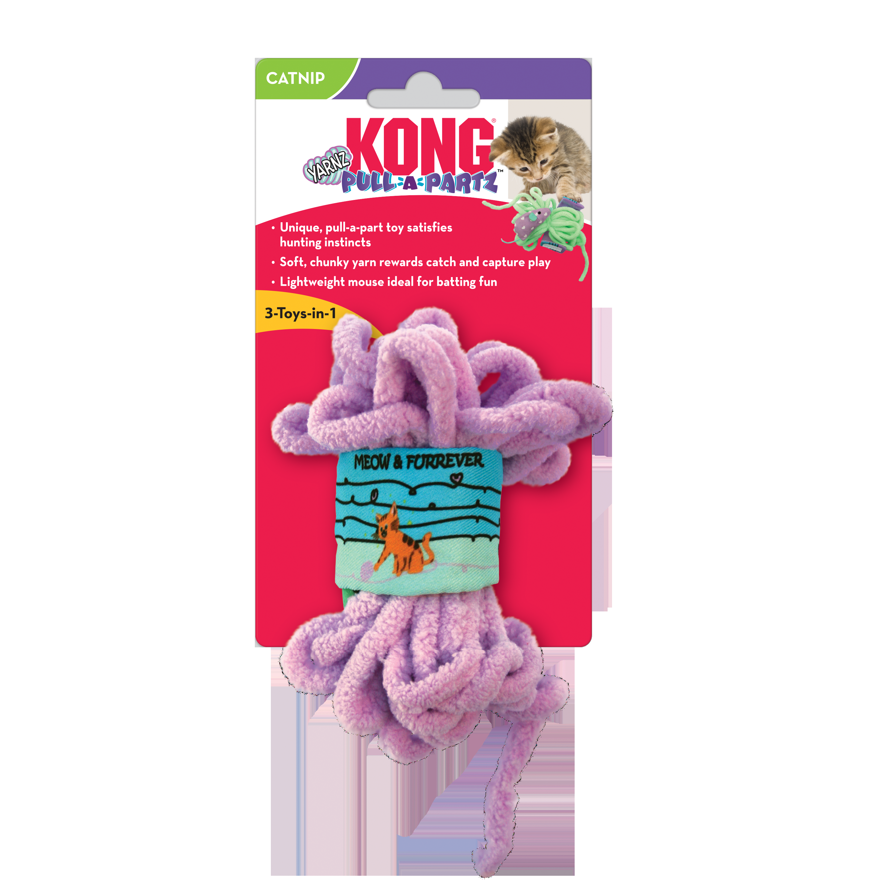 KONG Pull-A-Partz™ Yarnz Assorted Nov - Image 1