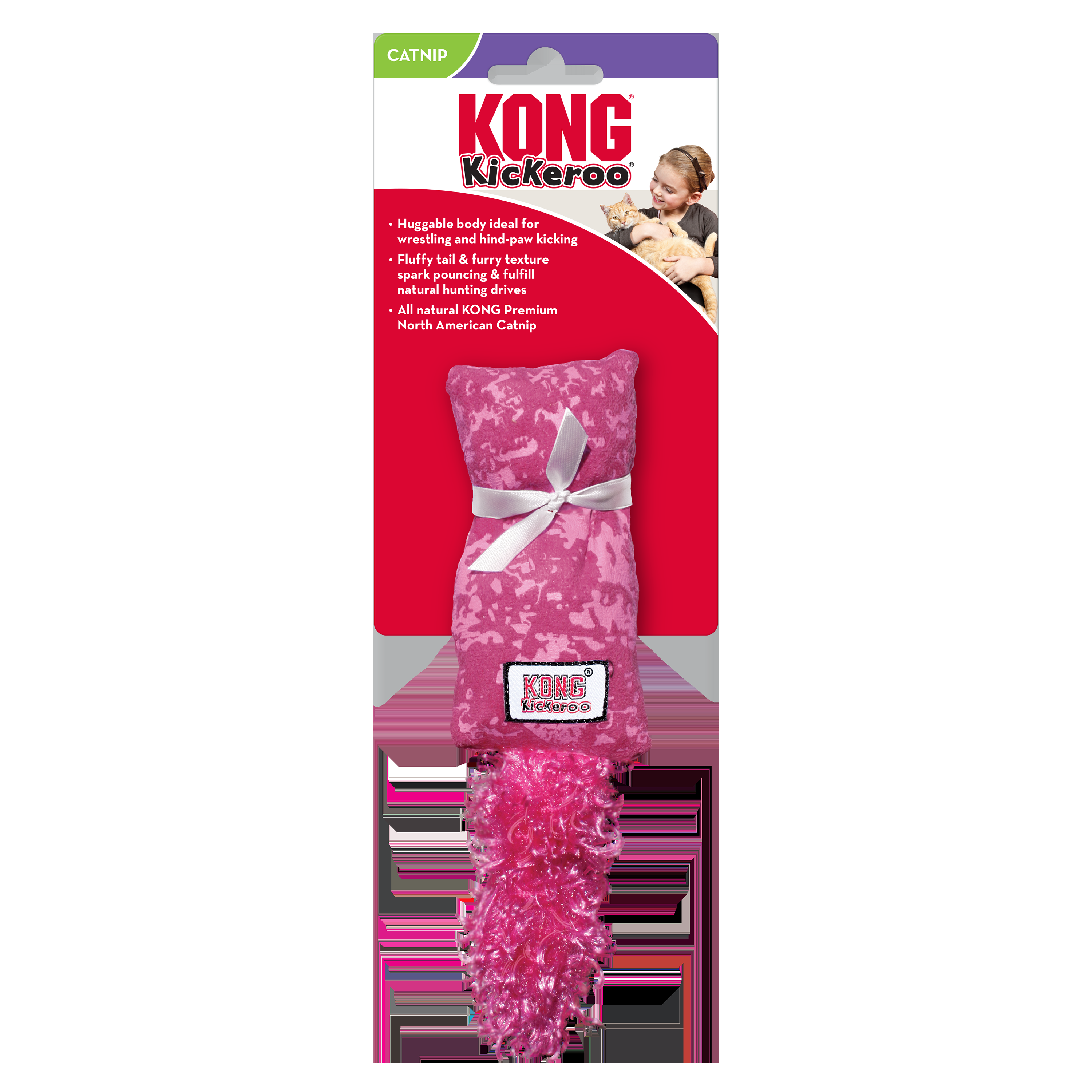 KONG Cat Kickeroo Kitten Pink/ /Purple - Image 2