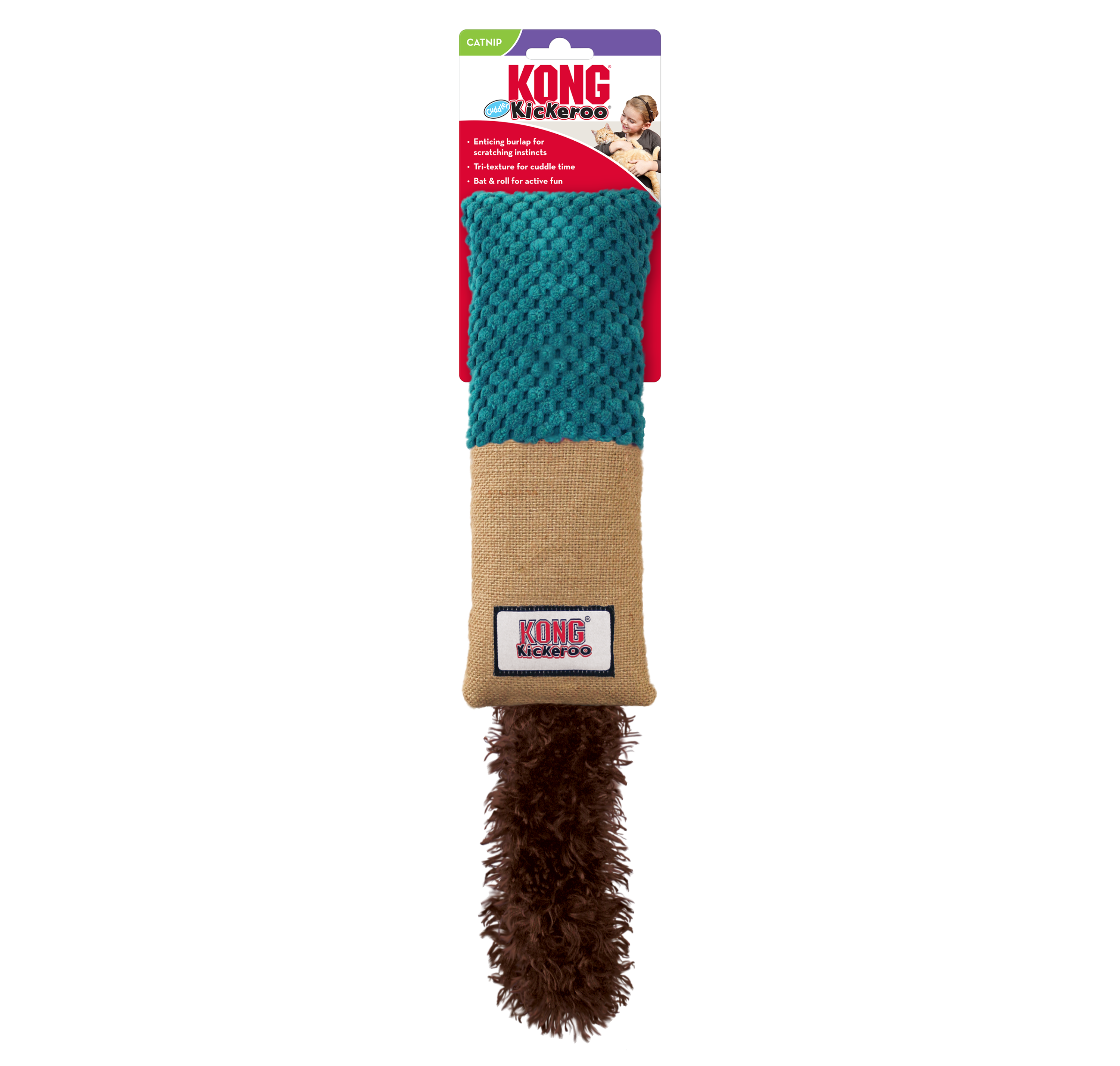 KONG Cat Kickeroo Cuddler (Assorted Colours) - Image 2