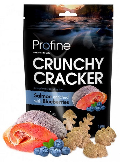 Profine Crunchy Cracker Łosoś z jagodami 150g - Image 1