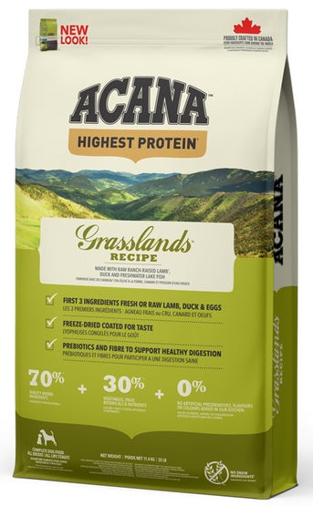 Acana Highest Protein Grasslands Dog 11,4kg - Image 2