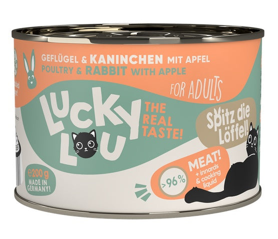 Lucky Lou Lifestage Adult Drób i królik puszka 200g - Image 1