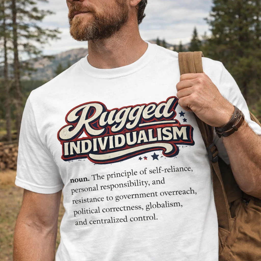T-Shirt - Rugged Individualism Definition Tee - Image 2