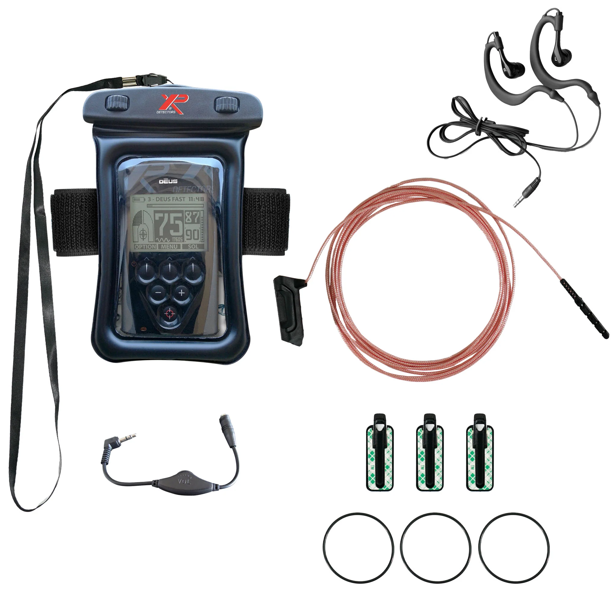 XP Deus Certified Underwater Water Kit for LCD Remote, WS-4 Control Pod - DEUS and ORX - Image 1