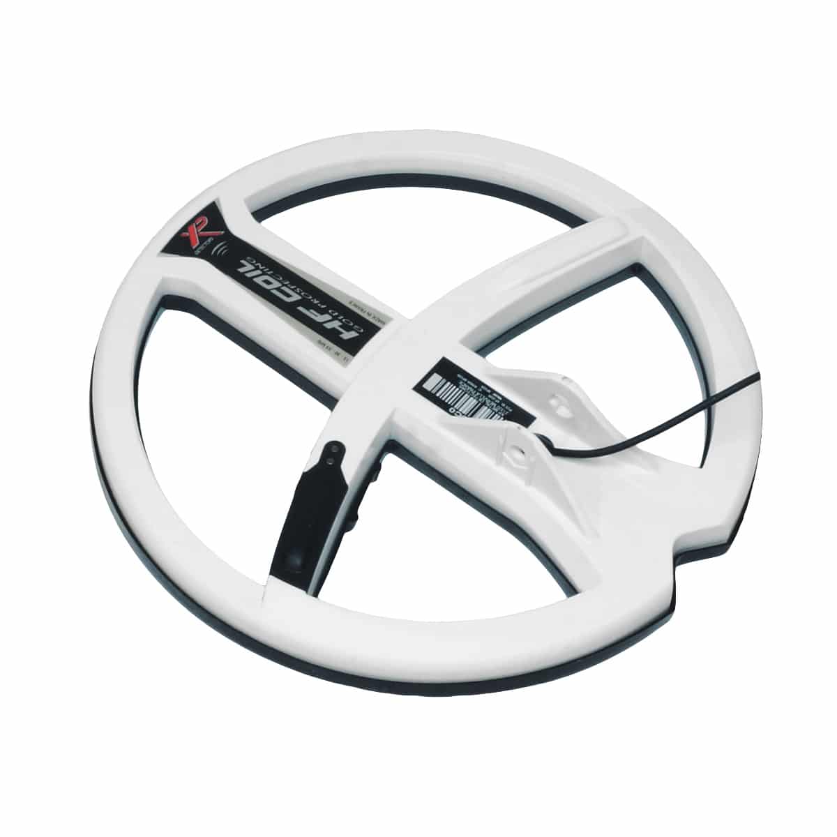 XP Deus Metal Detector 9" Round DD High Frequency Search Coil, Coil Cover, Lower Shaft, and Hardware - Image 2