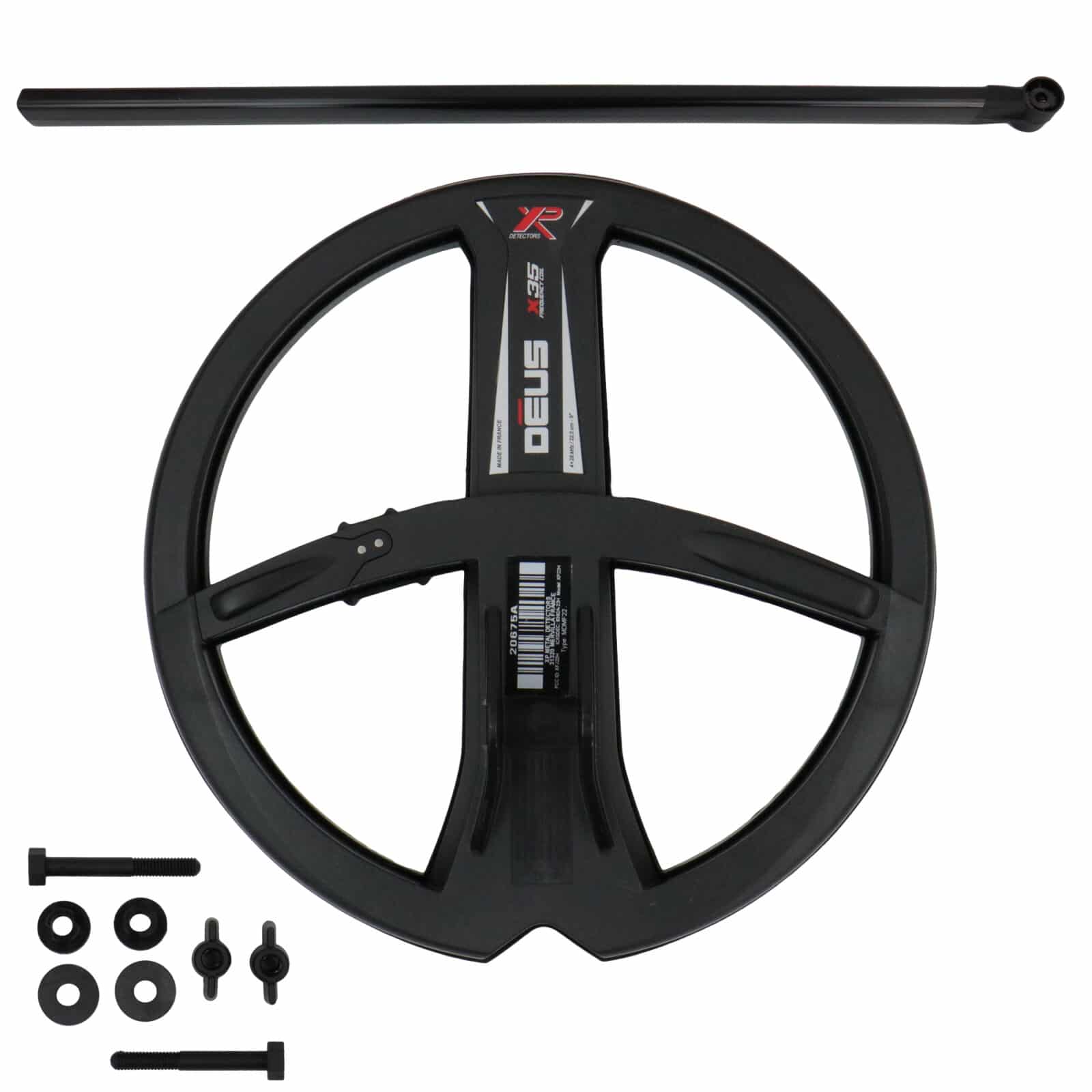 XP Deus X35 9" Round 35 Frequency Waterproof DD Search Coil - Image 1