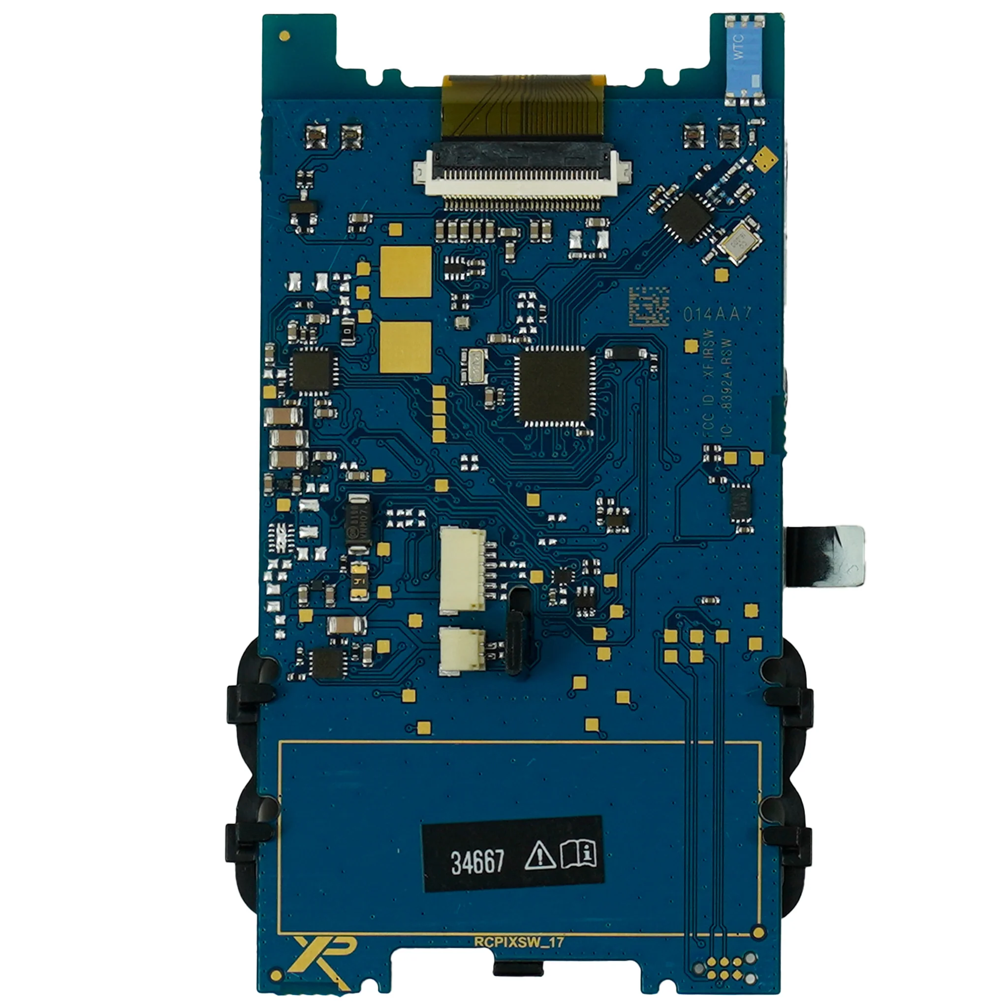 XP DEUS II Metal Detector Remote Control Printed Circuit Board w/ LCD - Image 1