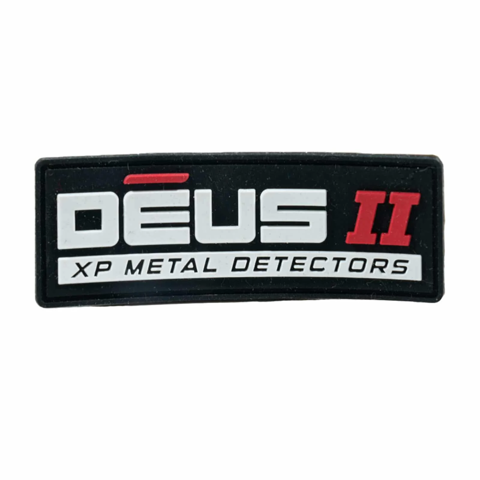 XP DEUS II Black Rubber Patch – Official Logo Patch