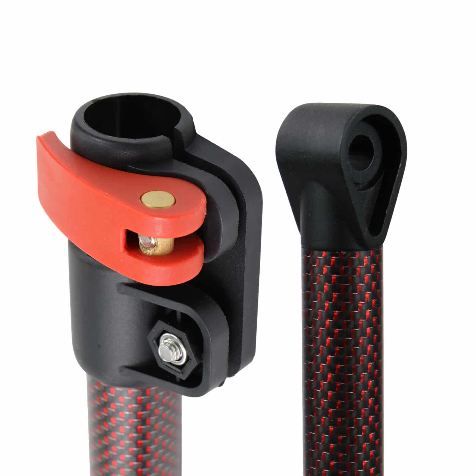 Detect-Ed Red Belly LS Carbon Fiber Upper & Lower Shaft for Minelab Equinox - Image 3