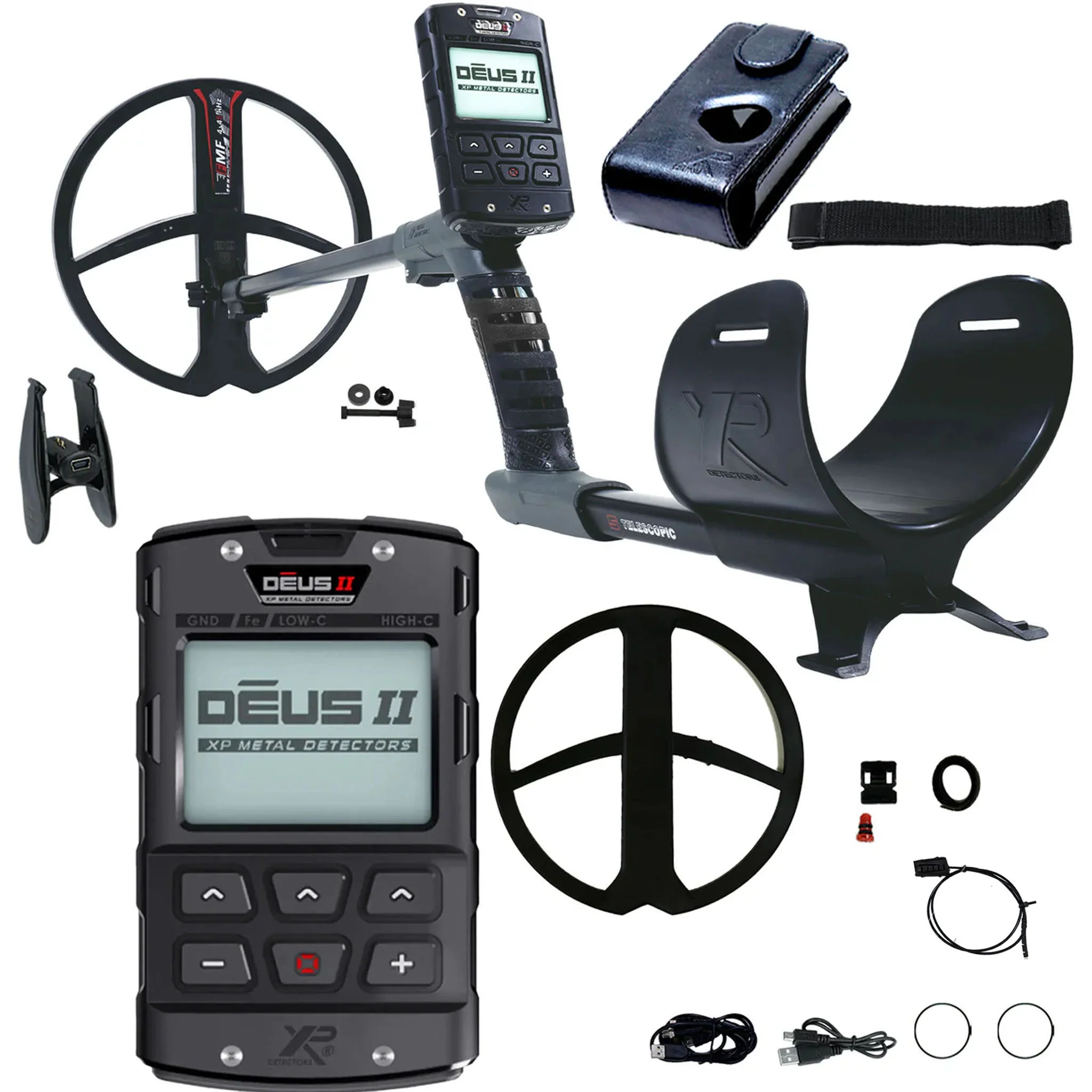 XP DEUS II Multi-Frequency Metal Detector with WS6 Stereo - Image 2