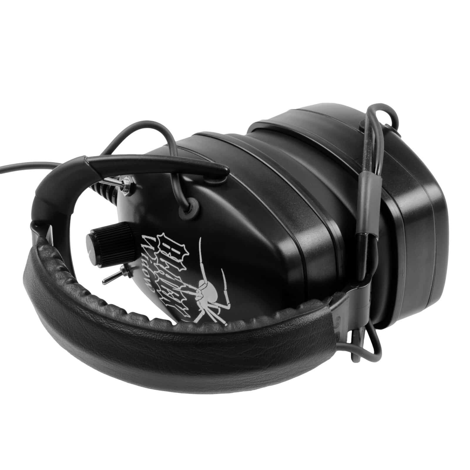 DetectorPro Black Widow Platinum Headphones with 1/4" Plug for Metal Detector - Image 2