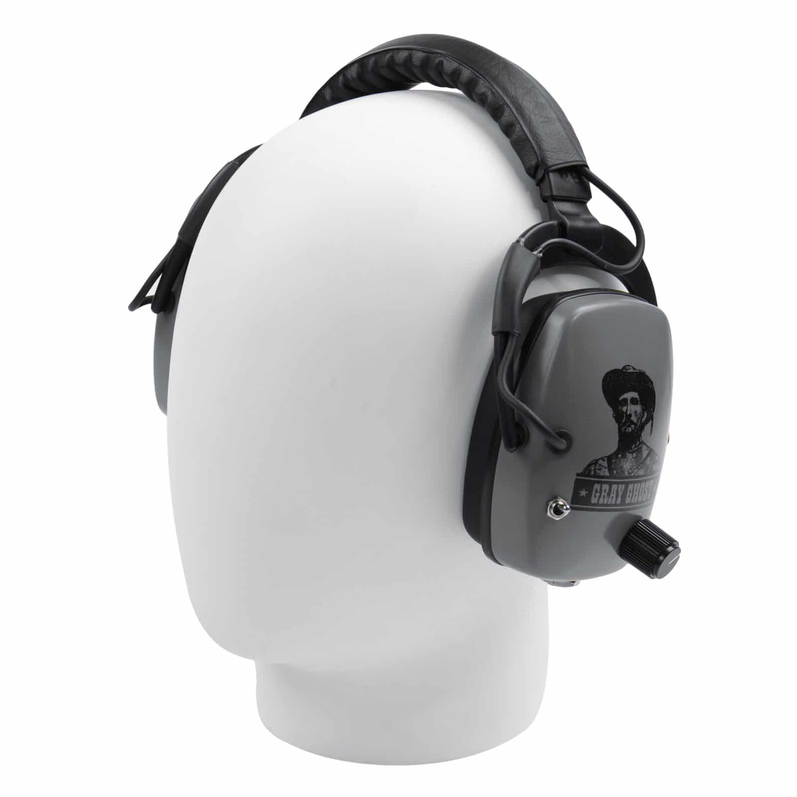 DetectorPro Gray Ghost NDT Platinum Series Headphones with 1/4" Angle Connector - Image 3