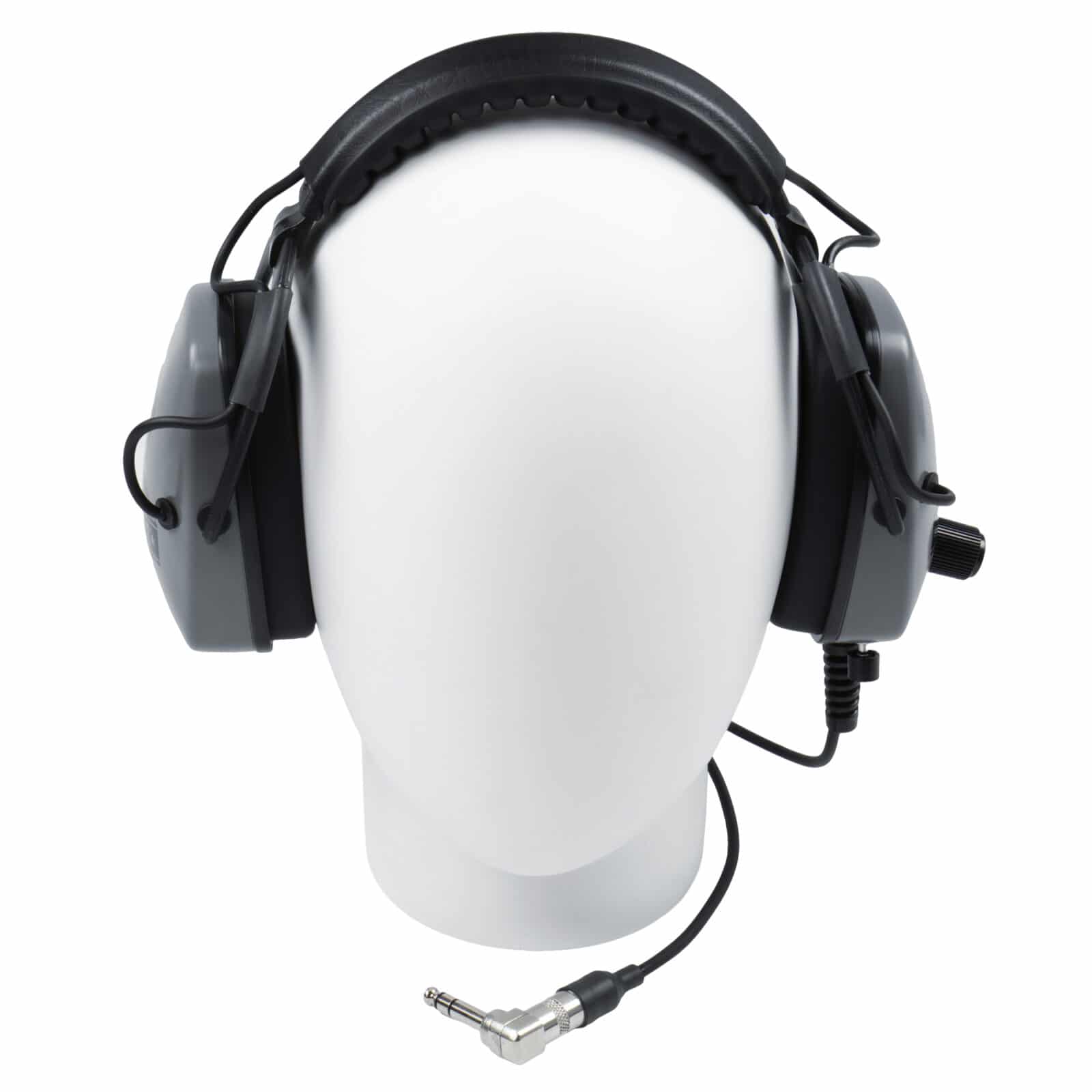 DetectorPro Ultimate Gray Ghost Platinum Series Headphones with 1/4" Angle Plug - Image 2