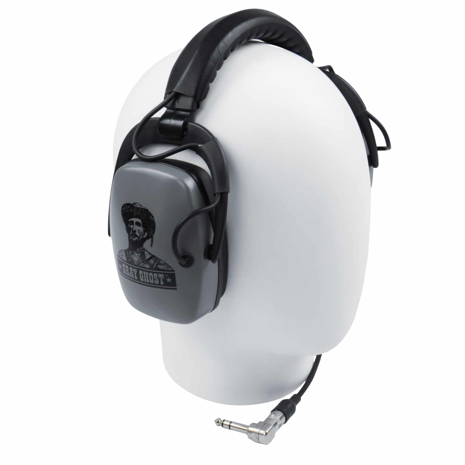 DetectorPro Ultimate Gray Ghost Platinum Series Headphones with 1/4" Angle Plug - Image 3