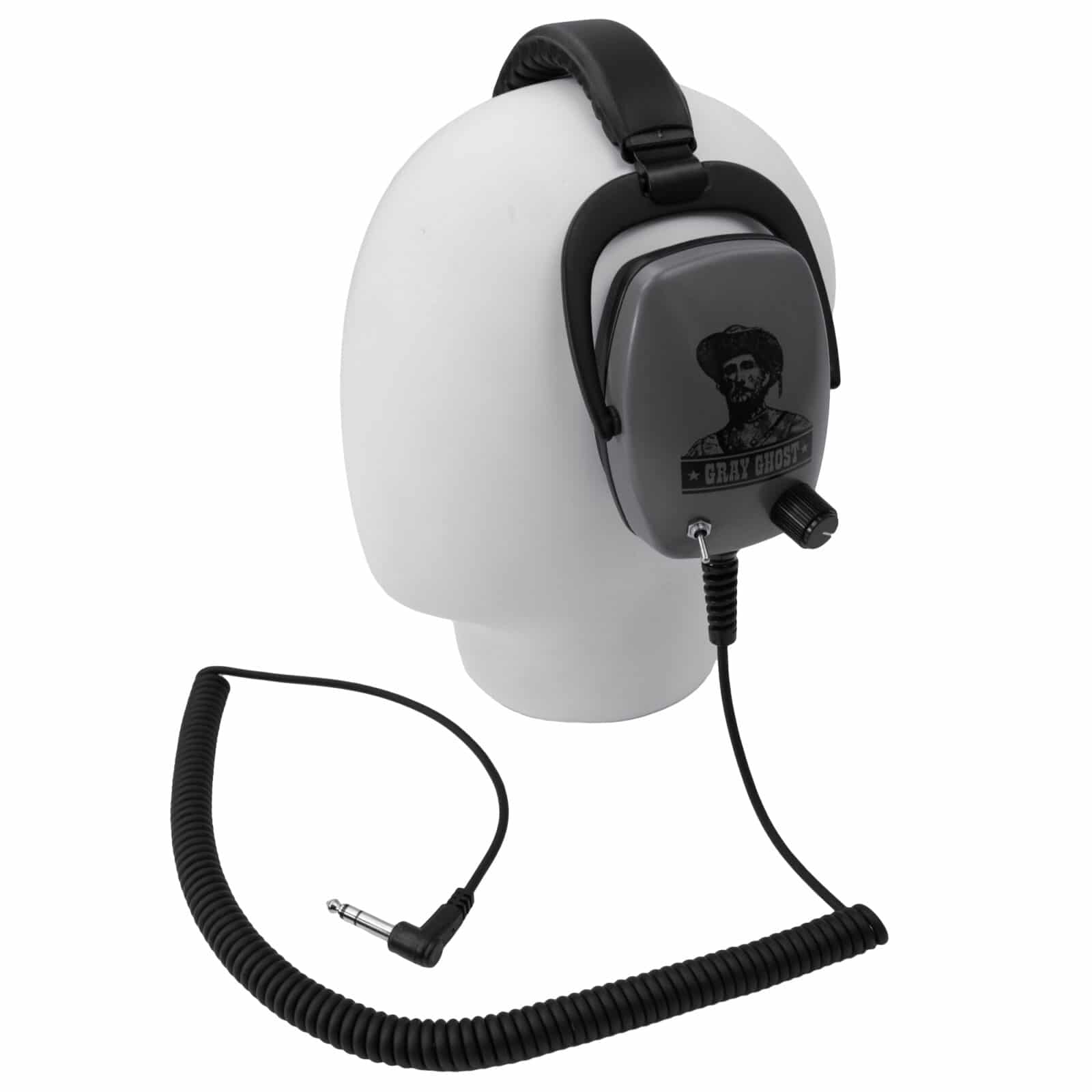 DetectorPro Rattler Headphones with 1/4" Angle Plug for Metal Detector - Image 1