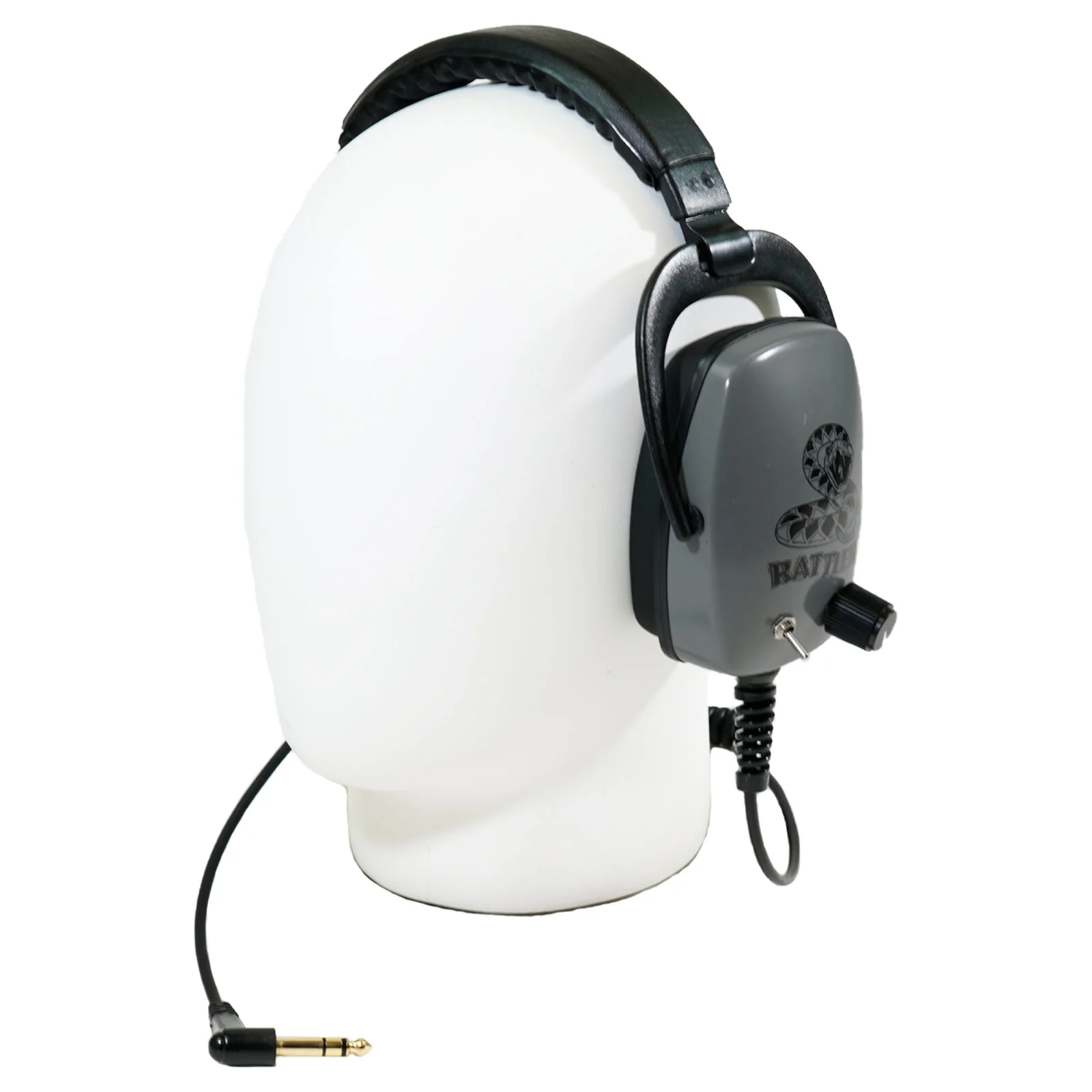 DetectorPro Rattler Platinum Series One-Sided Headphones with 1/4" Angle Plug - Image 3
