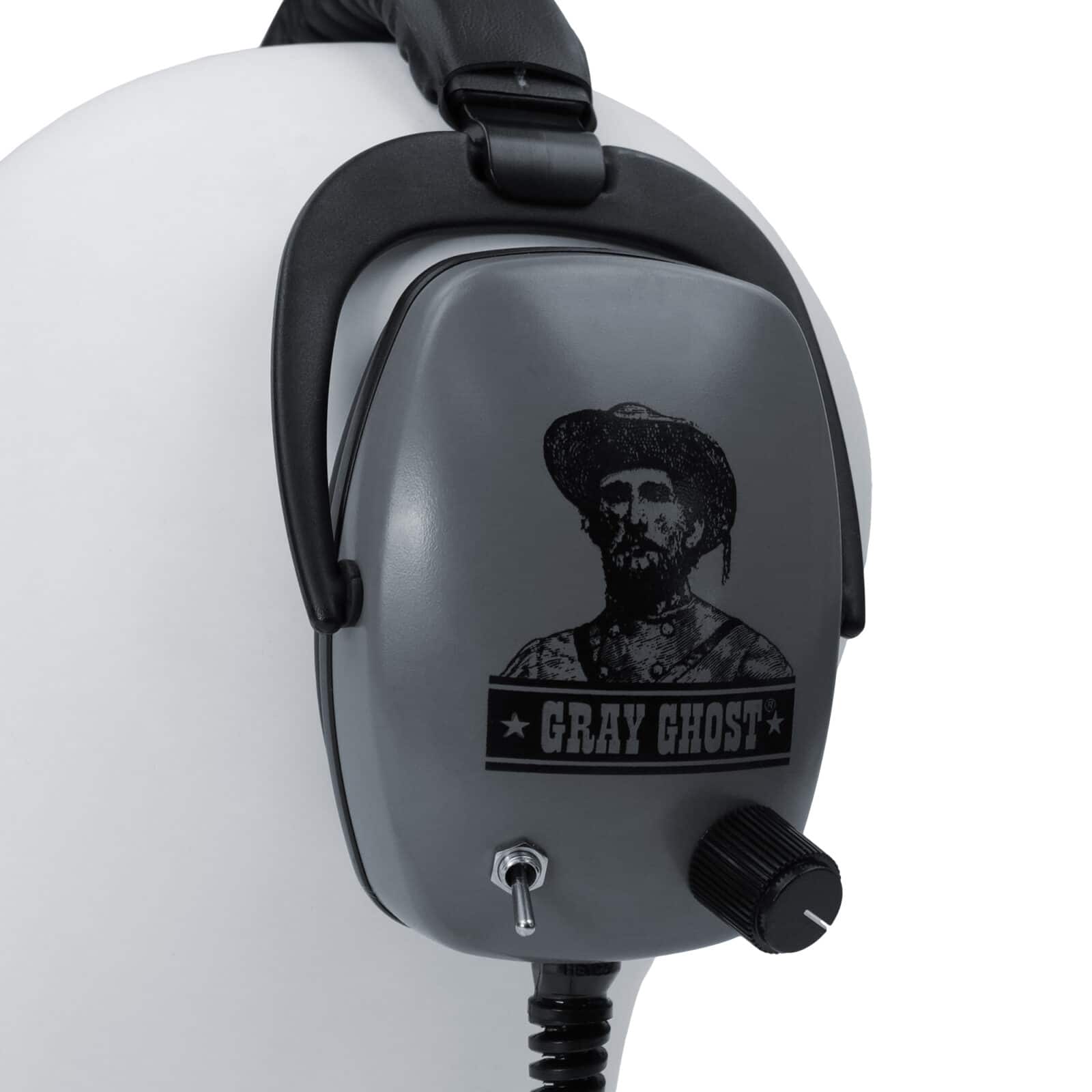 DetectorPro Rattler Headphones with 1/4" Angle Plug for Metal Detector - Image 2