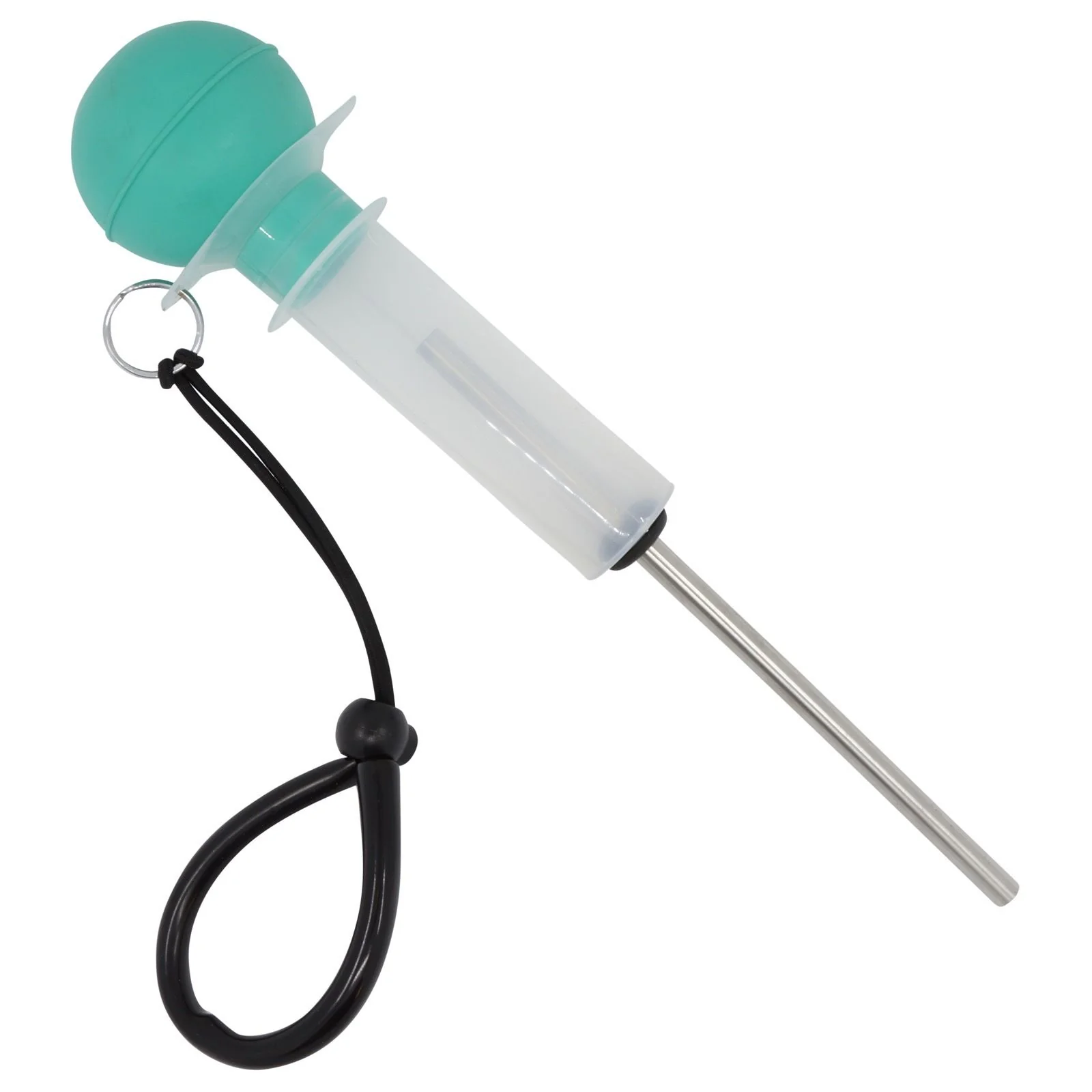 Deluxe Clear Bulb Sniffer w/ Lanyard Wrist Strap for Gold Prospecting - Image 1