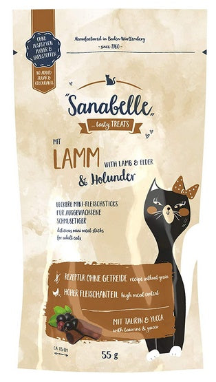 Sanabelle Snack Jagnięcina & Czarny bez 55g - Image 1