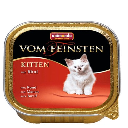 Animonda vom Feinsten Cat Kitten z Wołowiną tacka 100g - Image 2