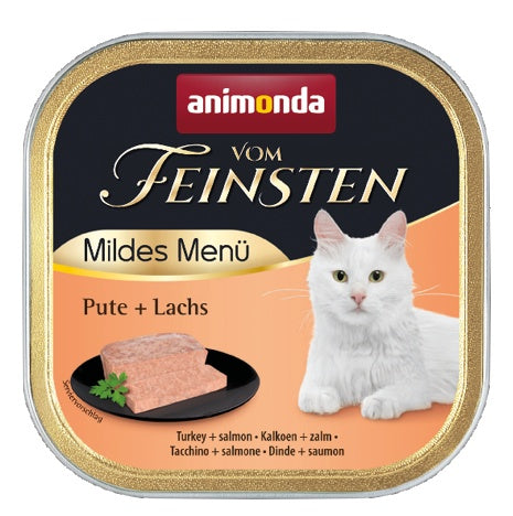 Animonda vom Feinsten Mildes Menu z indykiem i łososiem - delikatna receptura bez podrobów - Image 1